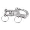 316 Stainless Steel Jaw   Snap Shackle for Sailboat Spinnaker Halyard 01#