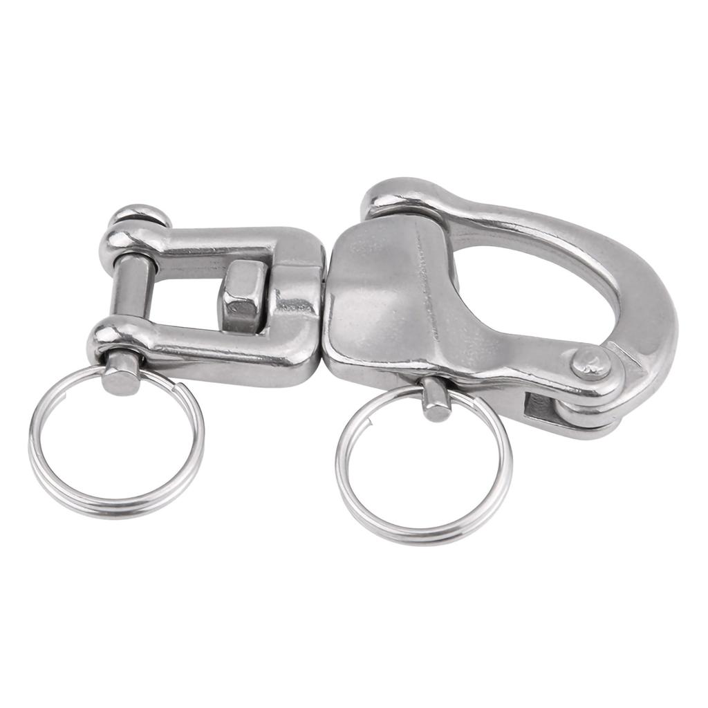 316 Stainless Steel Jaw Snap Shackle for Sailboat Spinnaker Halyard 01#