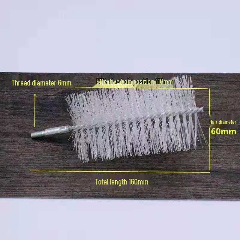 Nylon Bristle Mechanical Pipe & Condenser Cleaning Brush