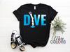 Dive Springboard Platform Diving High Tower Board Diver Gift T-Shirt, Water Sport Events 10 Meter College Pool Team TShirt, Birthday Present