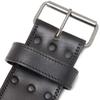 Adidas Leather Weightlifting Size Small 10mm Genuine Leather and Suede Triple Rivet Belt, (56-81cm), Thick, 100% Material, Buckle, ADGB-12295