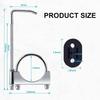 2.5/3 Inch Exhaust Clamp Hook Automobile Exhaust Clamp with Hanger Exhaust Clamp Clamp with Hanger Rear Muffler Hanger