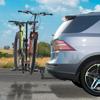 Hitch Mount Bike Rack, 2-Bike Platform Style, 160 LBS Max Capacity Bike Rack Hitch for 2-inch Receiver, Titling and Folding Bike Carrier with Tires Up