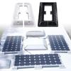 No Drill Solar Panel Mount Brackets Kit ABS Corner Bracket Kit Easy Installation