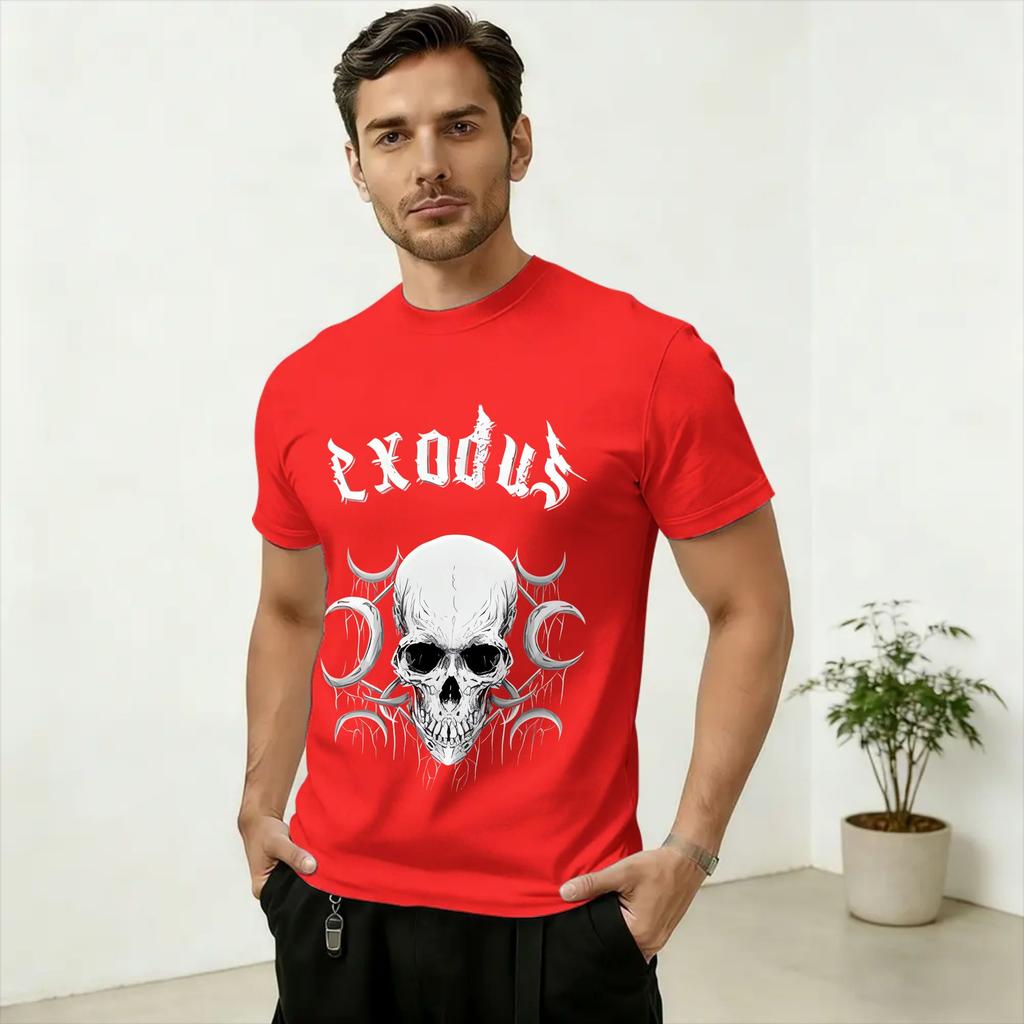 Unisexs TShirts Rock Band Exodus Fan Art Funny 100 Cotton Tee Shirt Short Sleeve T Shirts O Neck Clothes 6XL