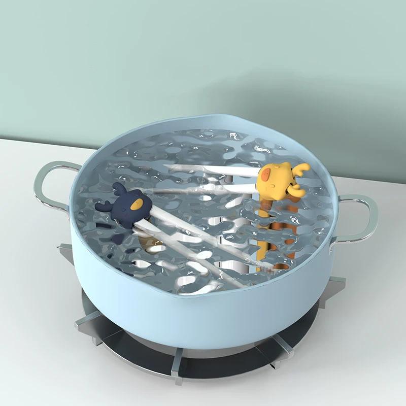 1 Pair Learning Chopstick Cute 2-6 Years Baby Kids Training Correction Children Chinese Chopsticks Learner Kitchen Tableware