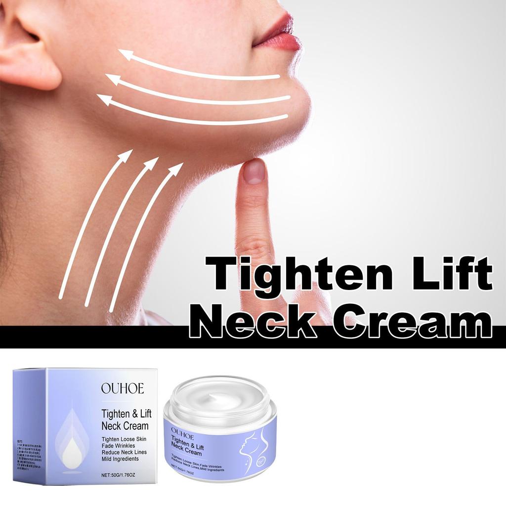 Neck Cream Anti Fine Lines Tightening Lifting Firming Eliminating Double Chin Brightening Smoothing Moisturizer Neck Skin Care