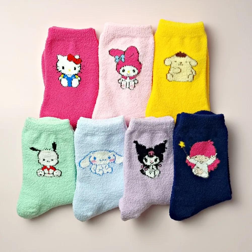 Sanrio Women s Sleep Socks Cute Pochacco Sleep Socks Mid-calf 7 Colors one size