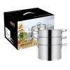 Sheng Bide 26cm Three-Layer 201 Stainless Steel Steamer