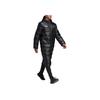Adidas Logo Print Hooded Warm Down Jacket Men Jacket Black CY6113