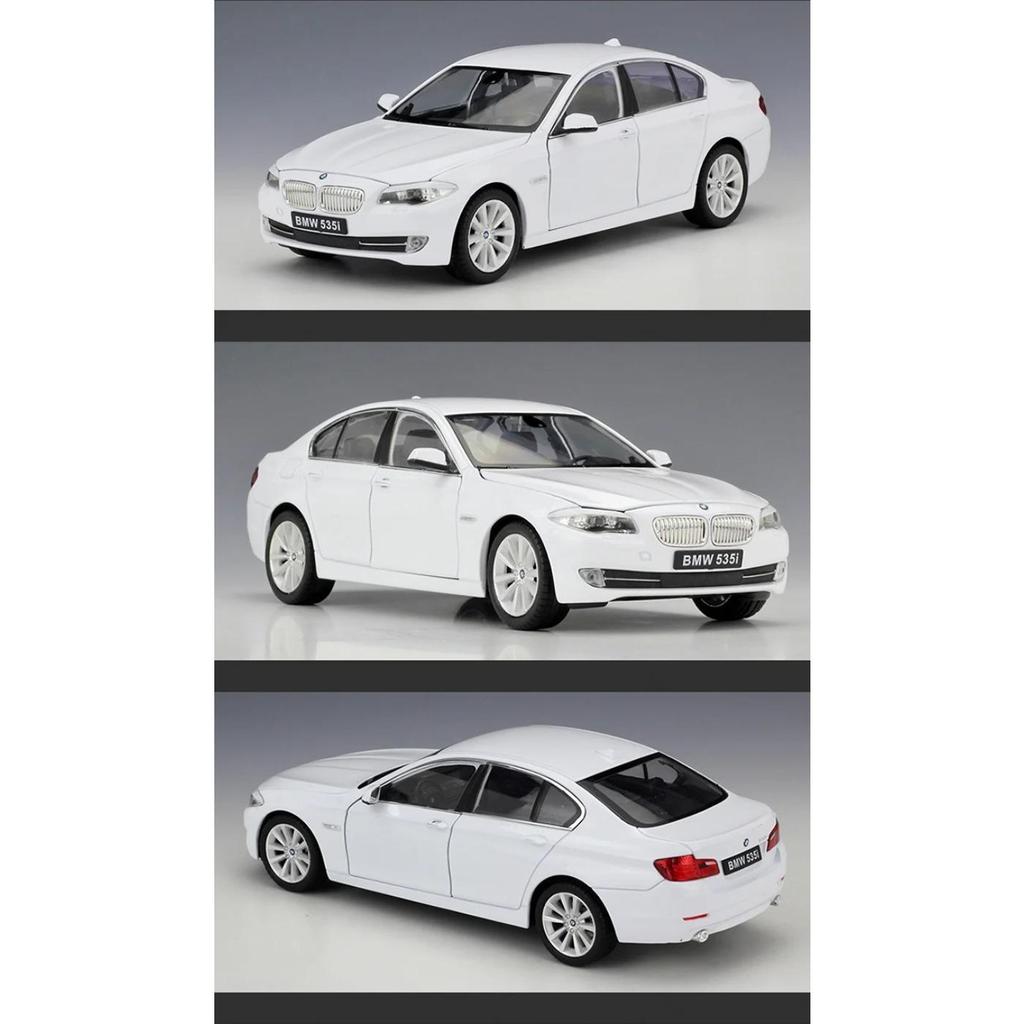 Welly 1/24 BMW 5 Series 535i Alloy Car Model Diecast Metal Toy Vehicles Car Model High Simulation Collection Childrens Toy Gifts