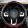 Car Steering Wheel Cover Anti-slip Carbon Fibre Leather 38cm For Subaru Forester Legacy XV BRZ WRX High Quality Auto Accessories