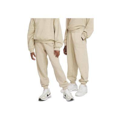 Icon Fleece Solid Cuff Straight Knit Pants Kids Bottoms Khaki DQ8882-250