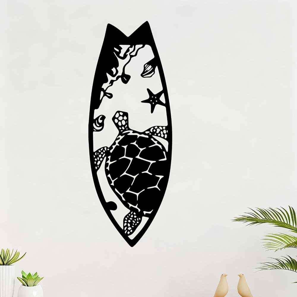 Metal Wall Art Sea Turtle Ocean Lover Gift Beach Marine Decor Weather Resistant