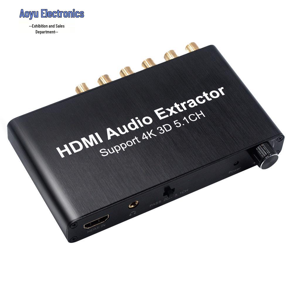 

Декодер звука 4K HDMI Dolby 5.1 чёрный