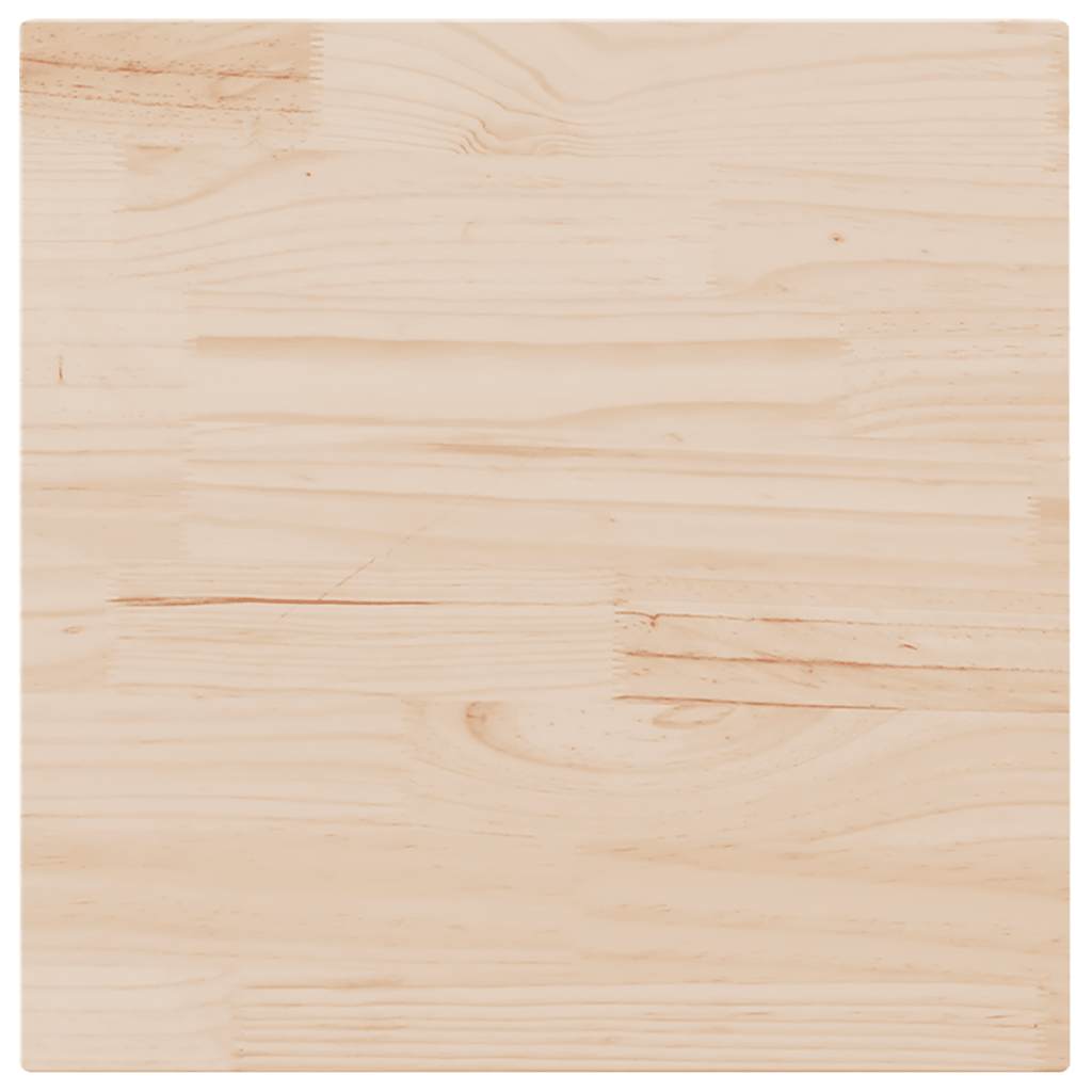 Vidaxl Blat Stołu, 80X80X2,5 Cm, Lite Drewno Sosnowe, Kwadratowy