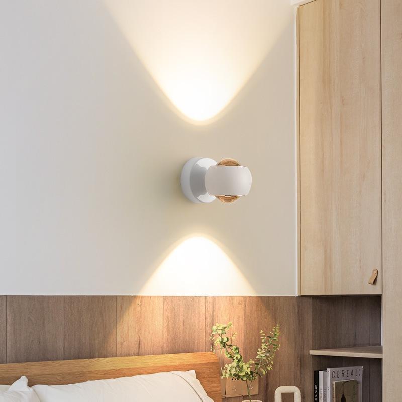 Rotatable Modern Minimalist Wall Lamp for Bedside, Entrance, Hallway, or Staircase