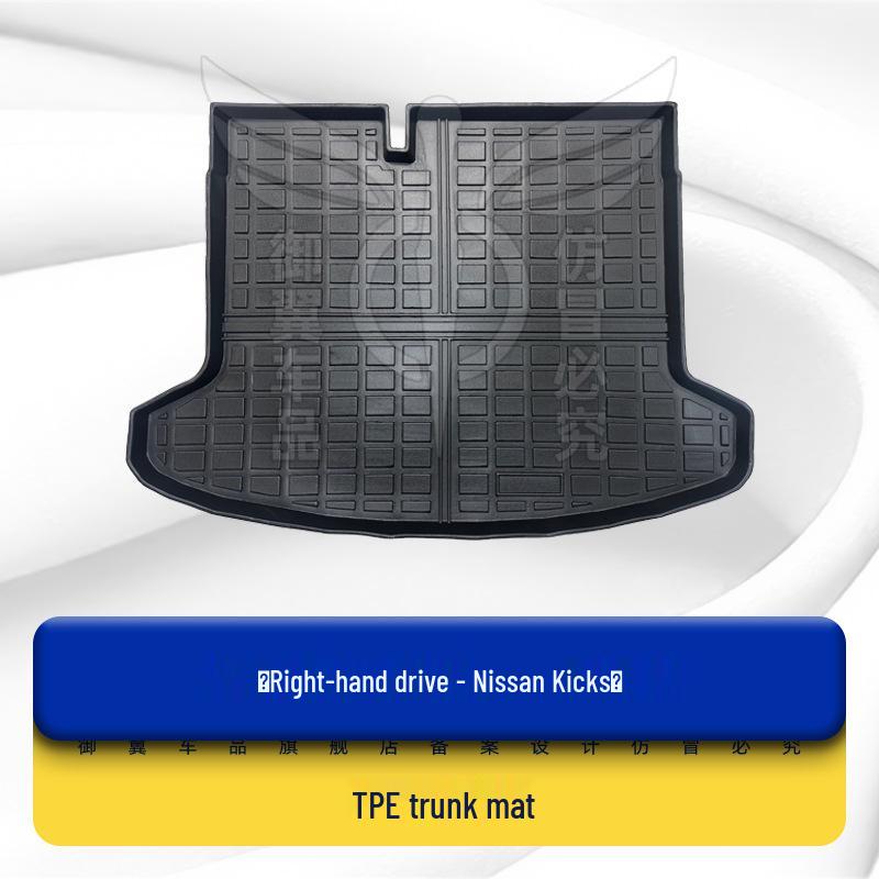 Fits Hong Kong/overseas right-hand drive NISSAN Kicks: floor mats, carpets, & TPE.