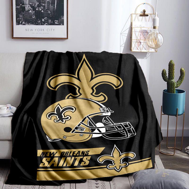 New Orleans Helmet Blanket Lightweight Flannel Bedding Blanket Perfect for Travel, Camping, Living Rooms, Offices, Sofas, Fan Christmas gift