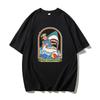 Stay Positive. Classic Illustrations of Men and Women, American Retro Artist, Short-sleeved T-shirt