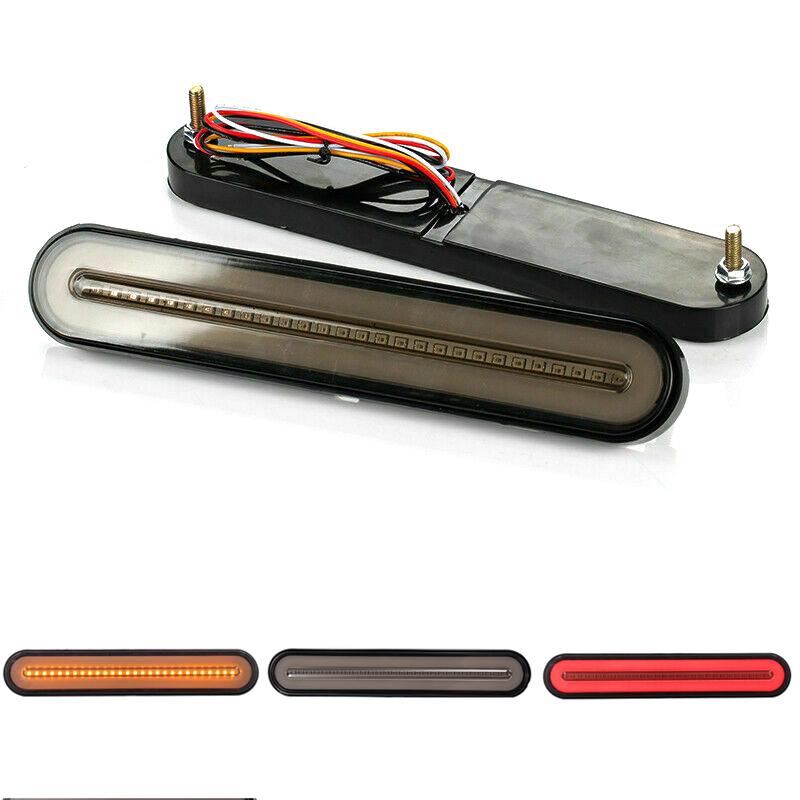 1X 100-Led Flowing Reverse Brake Turn Signal Rear Tail Light Car Truck Trailer