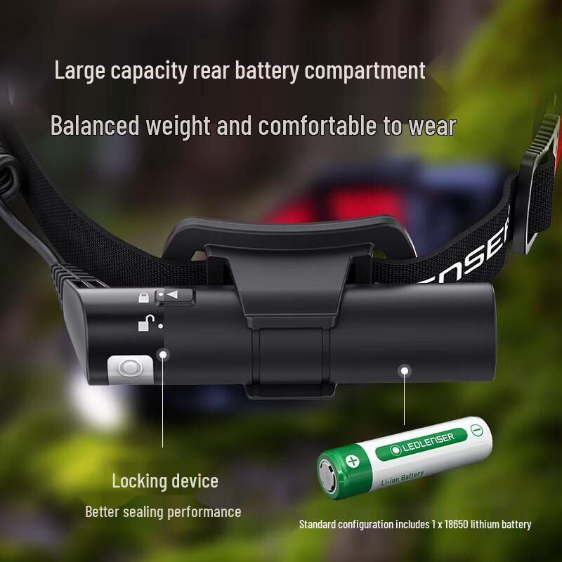 Επαναφορτιζόμενος Φακός Κεφαλής LED LENSER H8R