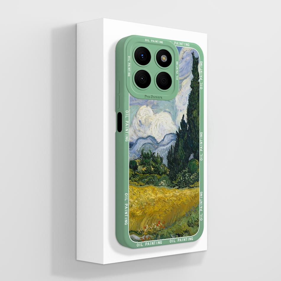 For Honor X8b Case For Honor X8A X8 Phone Back Cover Panda Baby Fundas Full Protection Soft Liquid Silicone Shockproof Bumper