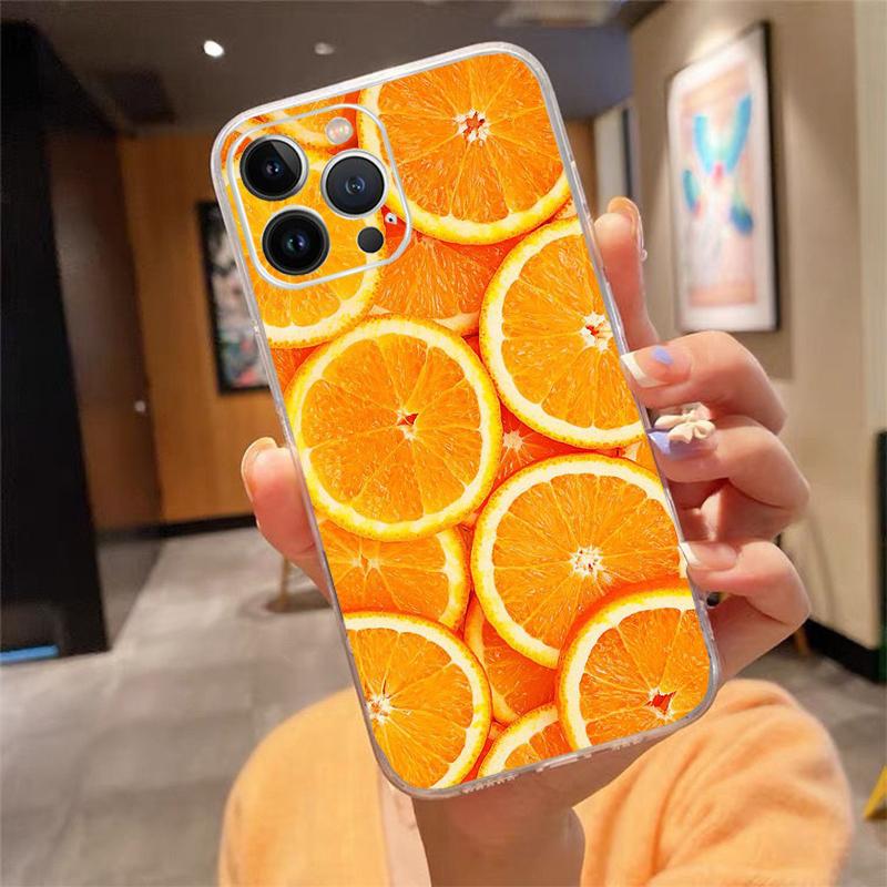 Pouzdro na telefon pro iPhone 14 13 12 11 Pro Max Xs Max Xr X 12mini 14 Plus Se Ovocné pouzdro Funda Capa Cell