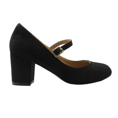 Womens/Ladies Araceli Block Heel Mary Janes
