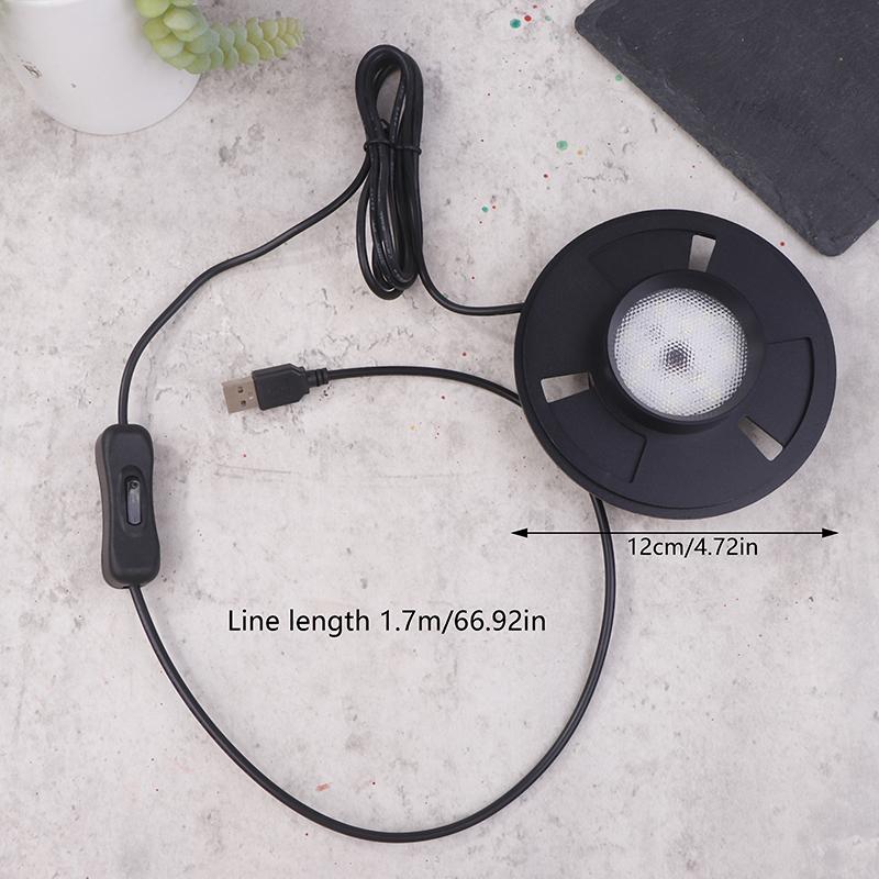 Bílé světlo USB terarijní lampa pro pěstování rostlin s časovačem pro vázy, růst pokojových rostlin, sukulenty, miniaturní zahradní krajina