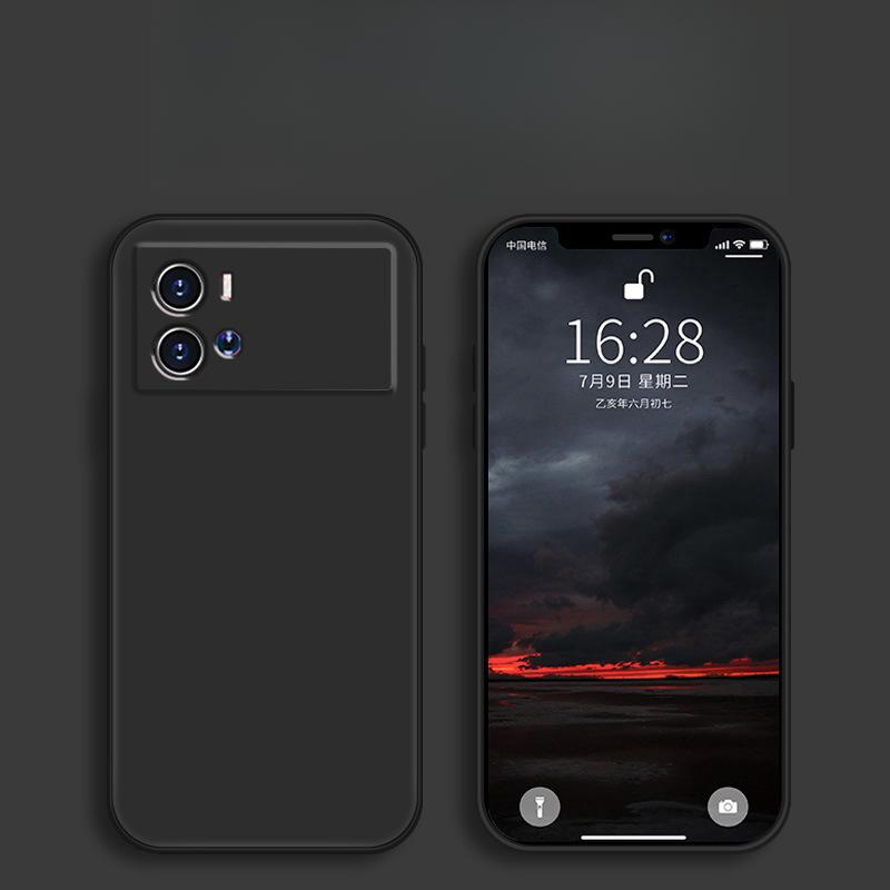 Applicable To Oppoa57-5g Mobile Phone Case Protection Case Liquid Soft Silicone Full-cover Anti-fall Case for Men and Women