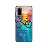 Black tpu Case For Samsung galaxy S20 /S20 PLUS/S20 ultra/S20+ /S20FE back cover BIKE CYCLING art