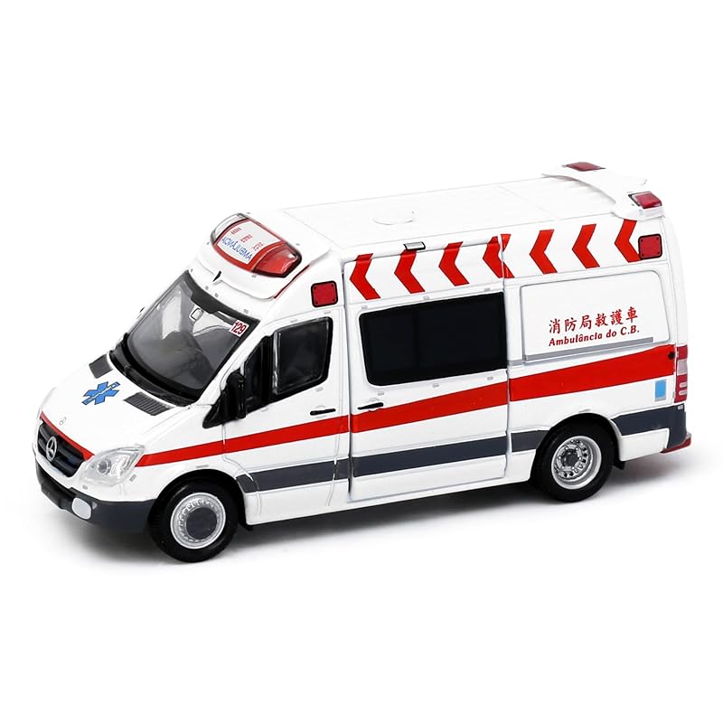 

Tiny City 1/76 mercedes benz sprinter macau ambulance white