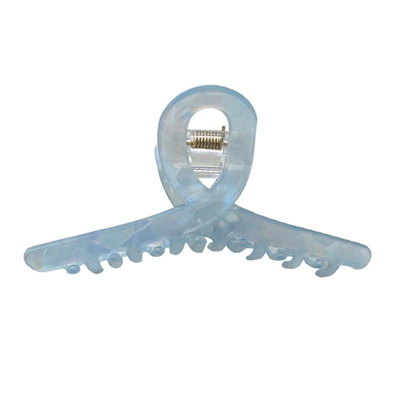 Exquisite Korean Style Medium Size Pvc Shark Hair Claw Clip For Elegant Hairstyles