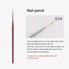 Nail Art Liner Painting Pen 3D Tips DIY Acrylic UV Gel Brushes Drawing Pen Flower Line Grid French Design Manicure Tool