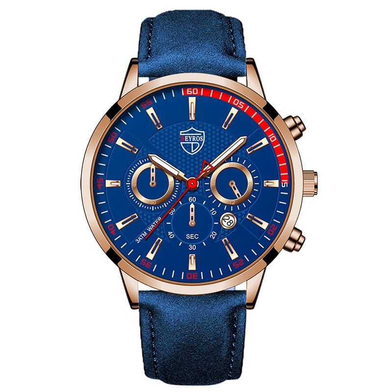 Stainless Steel Watch With Male Personality Luminous Calendar Automatic Quartz Watch