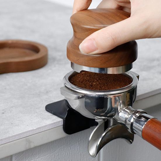 Powder Tamper Pad Convenient Corner Design 3 Colors Silicone Ultra-thick Coffee Protective Mat for Household