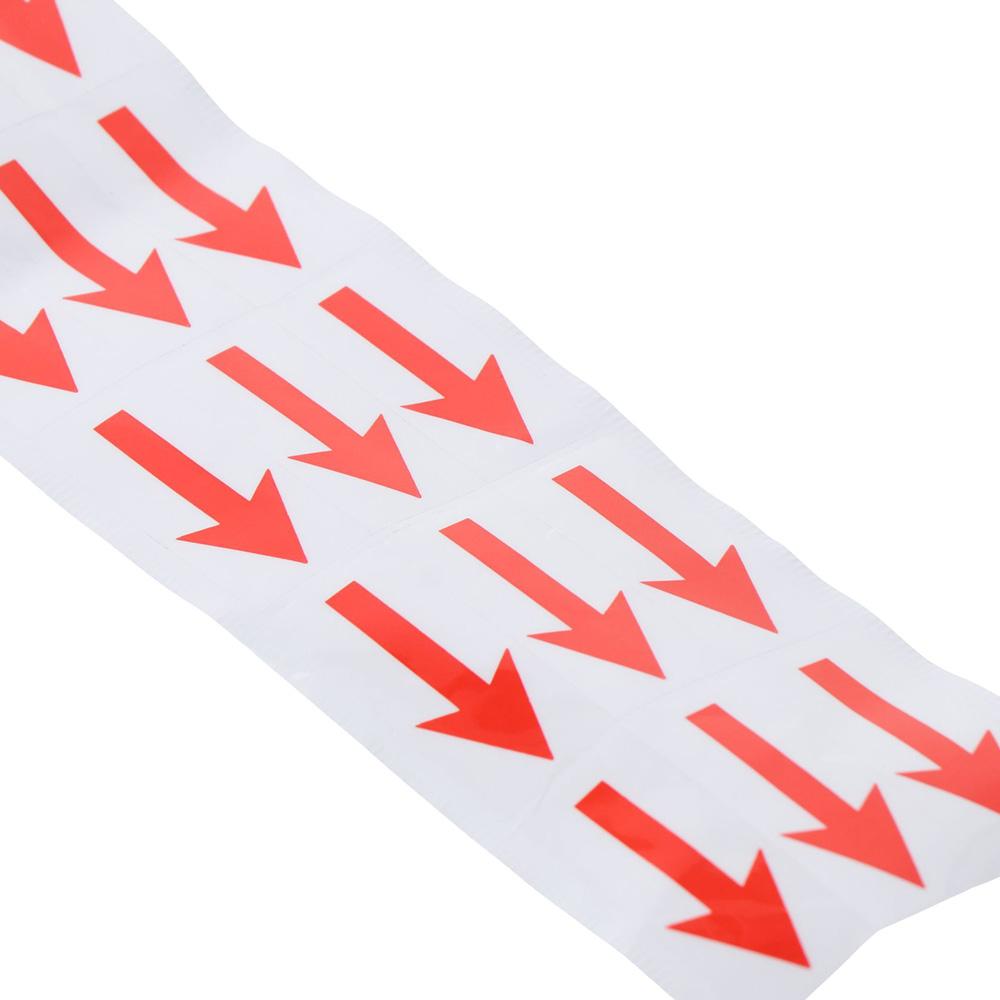 4 Sheet Self-Adhesive Labels Rectangle Arrow Stickers Small   Industrial Work