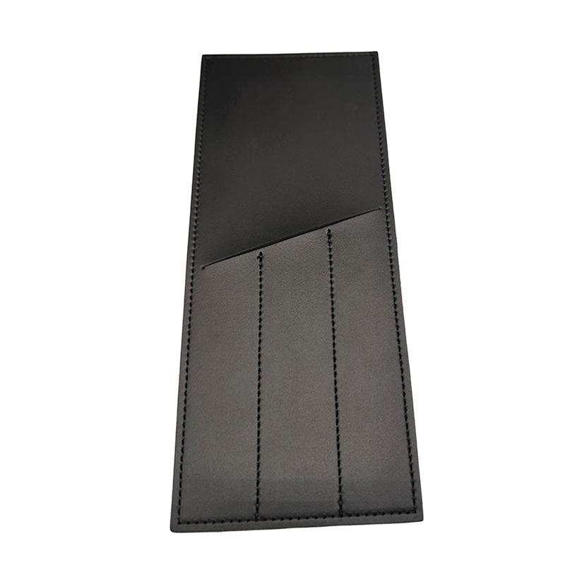 

Simple Pu Leather Cutlery Storage Bag Restaurant Fork Knife Utensil Bag Camping Chopsticks Barbecue Tool Storage Bag чёрный