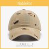 Embroidered Animal Style Cotton Baseball Cap With Breathable Design For Spring