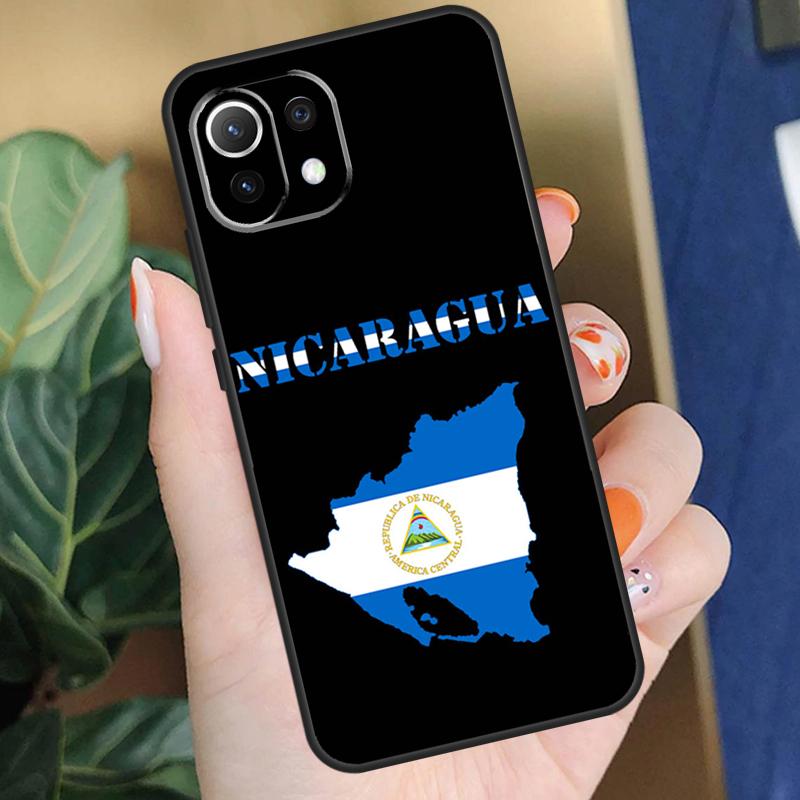 Nicaragua Flag Case For Xiaomi 15 14 Ultra 13T 14T 15T Pro 17 Pro Max POCO F8 F7 F5 F6 X5 X6 X7 Pro Coque