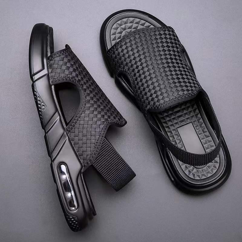 Men's Wide Width Outdoor Sandals, Breathable Sports Slides, Summer Beach Slippers Wholesale