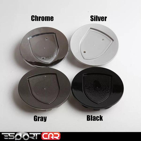 4ks 65MM 76MM 10 Klipů 3D Zlaté nebo Stříbrné Logo Hřebenu Znak Kryt Středu Kola s Emblémem Ráfky Kol