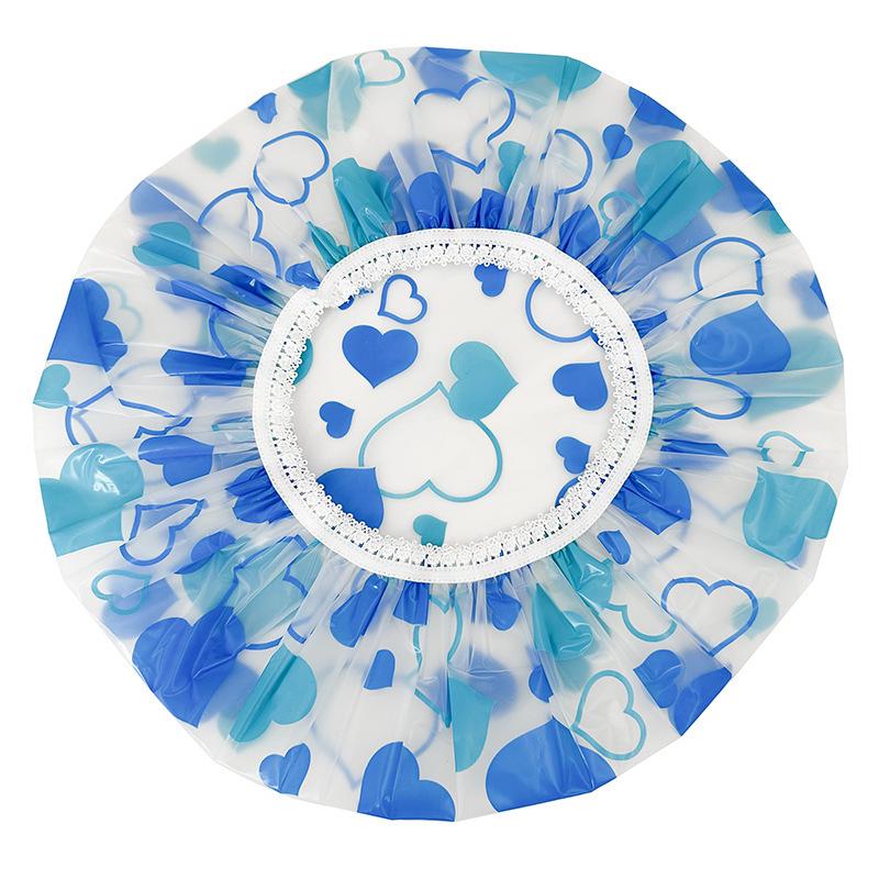 Reusable Waterproof Elastic Shower Cap for Women - Spa & Salon Hair Protection