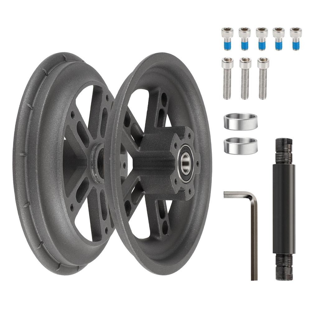 Ulip Gray Split Hub Set Solid Tire Rim for Xiaomi M365 1S MI3 Electric Scooter (87.2mm)