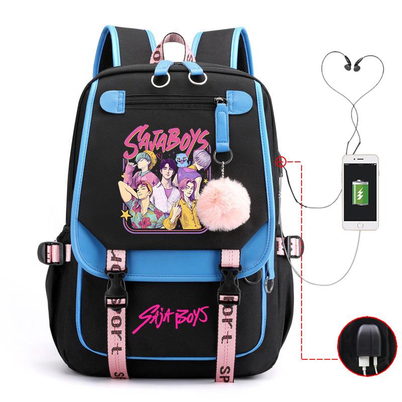 Witch Hunters Peripheral Korean Edition Student School Bag Cross-border College Wind Reduction Large Capacity Ridge Backpack