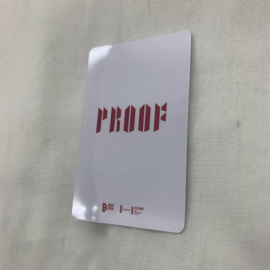 [USED] BTS Proof Collector's Edition Trading Card Jungkook