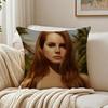 Pop American Beautiful Singer LLana Del Cushion Cover Pillowcase Antidustmite Living Room Sofa Decor Cushion Room