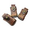 KX4B Convenient Foldable Knife Pouches Leather Cover Folding Knife Sheath Knife Accessories Suitable for 9x4.9cm Knife