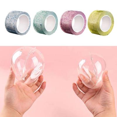 Bunte Glitzer-Klebeband-Blasblasenband DIY Bastelmaterial Hohe Haftkraft Nano-Klebeband Nano-Blasenband